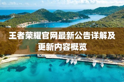 王者荣耀官网最新公告详解及更新内容概览