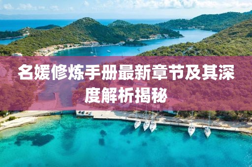 名媛修炼手册最新章节及其深度解析揭秘