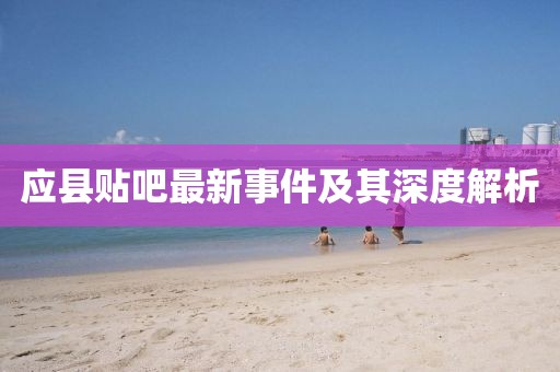 应县贴吧最新事件及其深度解析