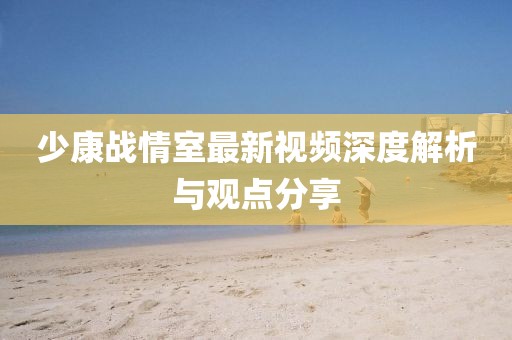 少康战情室最新视频深度解析与观点分享