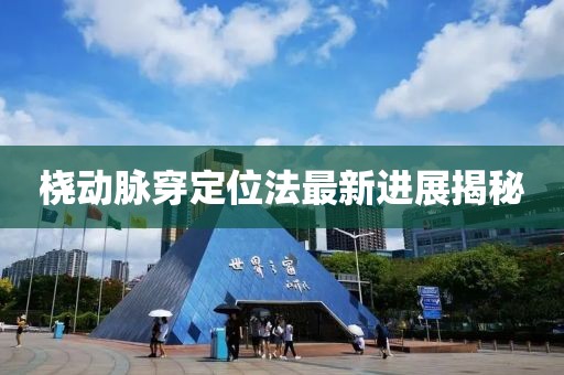 桡动脉穿定位法最新进展揭秘
