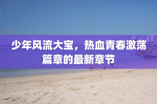 少年风流大宝，热血青春激荡篇章的最新章节