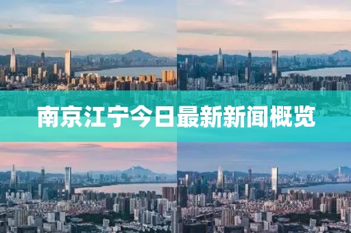 南京江宁今日最新新闻概览
