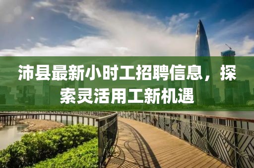 沛县最新小时工招聘信息，探索灵活用工新机遇