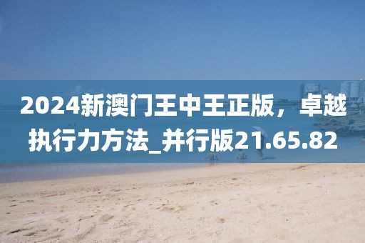 2024新澳门王中王正版，卓越执行力方法_并行版21.65.82