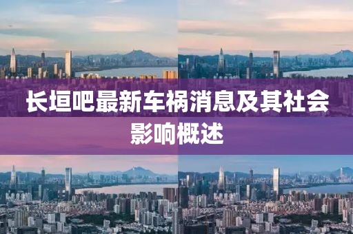 长垣吧最新车祸消息及其社会影响概述