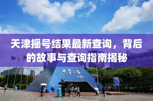 天津摇号结果最新查询，背后的故事与查询指南揭秘