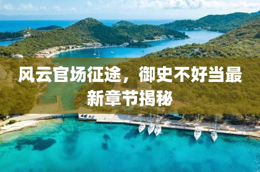 风云官场征途，御史不好当最新章节揭秘