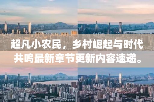 超凡小农民，乡村崛起与时代共鸣最新章节更新内容速递。