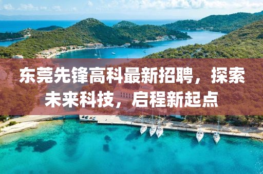 东莞先锋高科最新招聘，探索未来科技，启程新起点