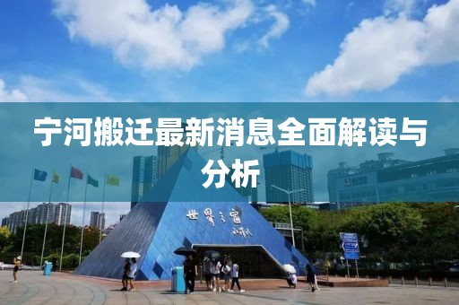 宁河搬迁最新消息全面解读与分析