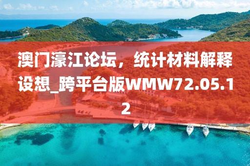 澳门濠江论坛，统计材料解释设想_跨平台版WMW72.05.12