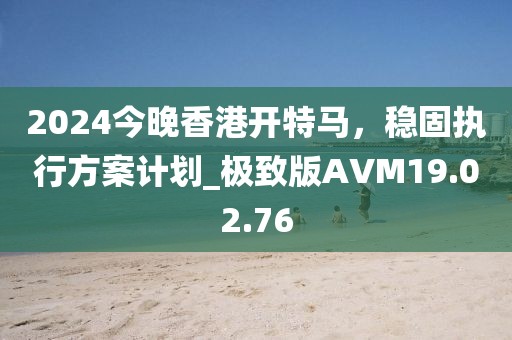 2024今晚香港开特马，稳固执行方案计划_极致版AVM19.02.76