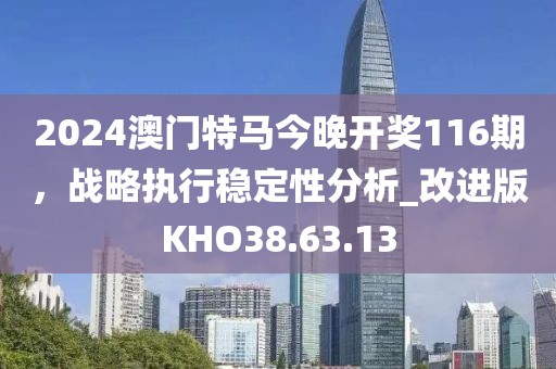 2024澳门特马今晚开奖116期，战略执行稳定性分析_改进版KHO38.63.13