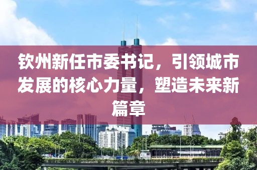 钦州新任市委书记，引领城市发展的核心力量，塑造未来新篇章