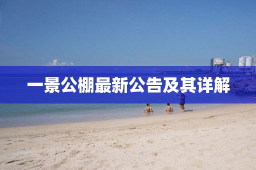 一景公棚最新公告及其详解