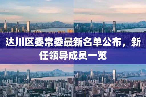 达川区委常委最新名单公布，新任领导成员一览