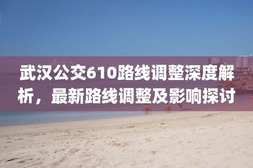 武汉公交610路线调整深度解析，最新路线调整及影响探讨