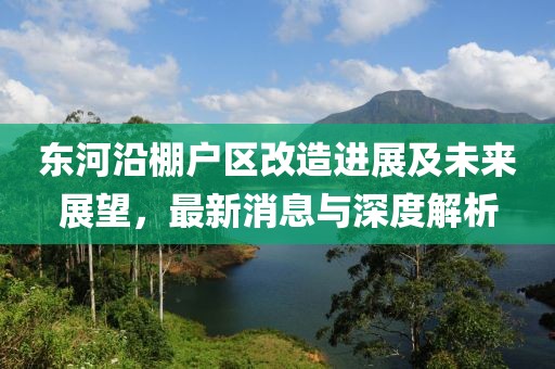 东河沿棚户区改造进展及未来展望，最新消息与深度解析