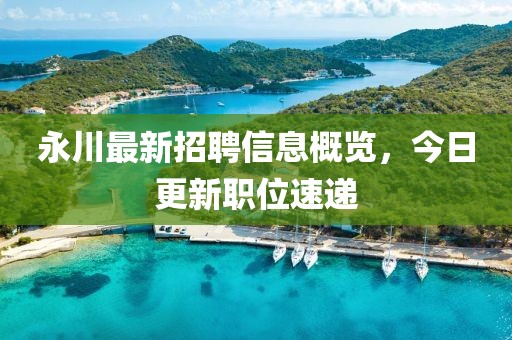 永川最新招聘信息概览，今日更新职位速递