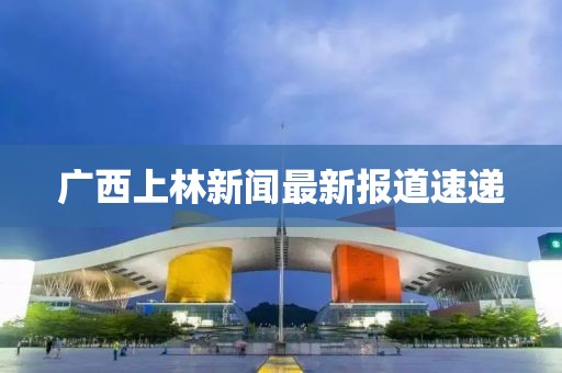 广西上林新闻最新报道速递