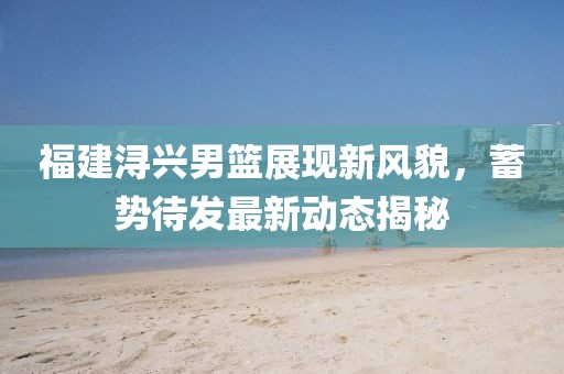 福建浔兴男篮展现新风貌，蓄势待发最新动态揭秘