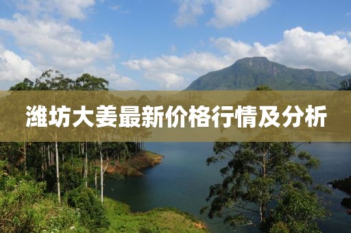 潍坊大姜最新价格行情及分析