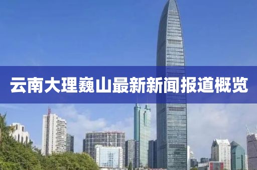 云南大理巍山最新新闻报道概览