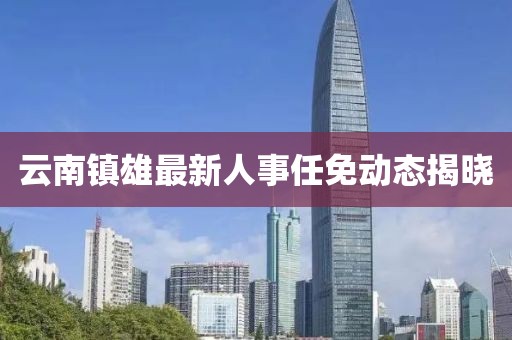云南镇雄最新人事任免动态揭晓
