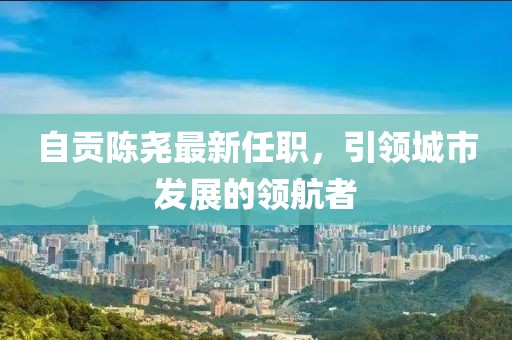 自贡陈尧最新任职，引领城市发展的领航者