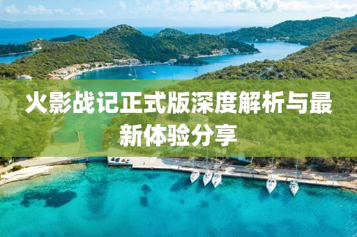 火影战记正式版深度解析与最新体验分享
