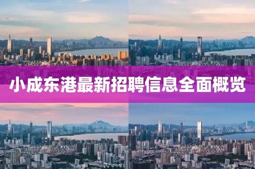 小成东港最新招聘信息全面概览
