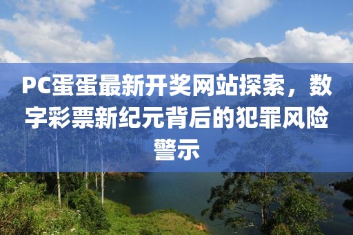 PC蛋蛋最新开奖网站探索，数字彩票新纪元背后的犯罪风险警示