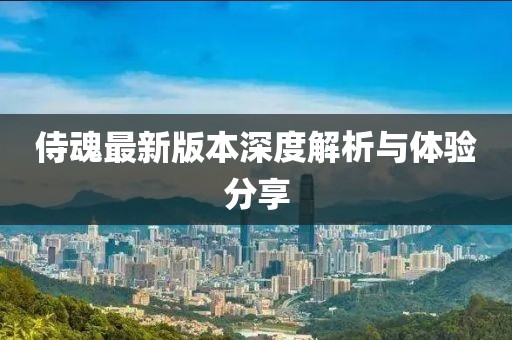 侍魂最新版本深度解析与体验分享