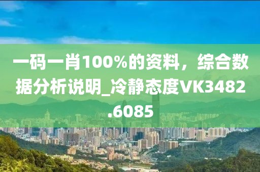 一码一肖100%的资料，综合数据分析说明_冷静态度VK3482.6085