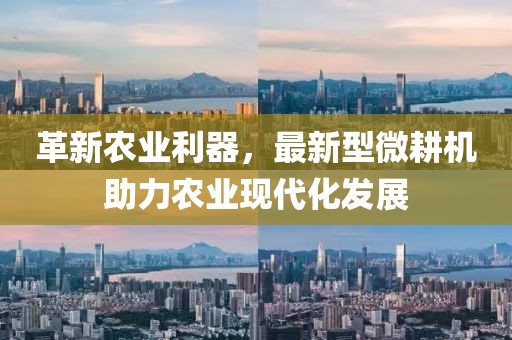 革新农业利器，最新型微耕机助力农业现代化发展
