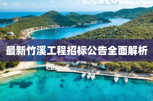最新竹溪工程招标公告全面解析