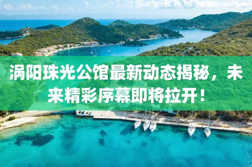 涡阳珠光公馆最新动态揭秘，未来精彩序幕即将拉开！