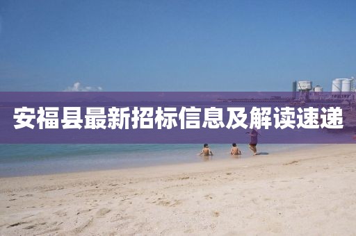 安福县最新招标信息及解读速递