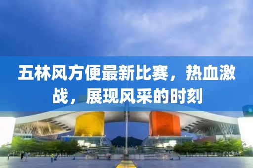 五林风方便最新比赛，热血激战，展现风采的时刻