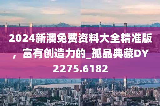 2024新澳免费资料大全精准版，富有创造力的_孤品典藏DY2275.6182
