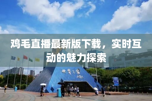 鸡毛直播最新版下载，实时互动的魅力探索