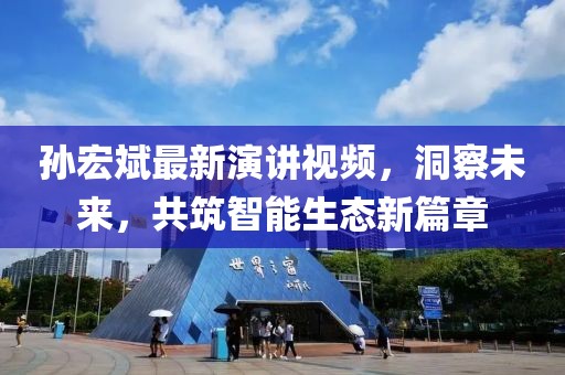 孙宏斌最新演讲视频，洞察未来，共筑智能生态新篇章