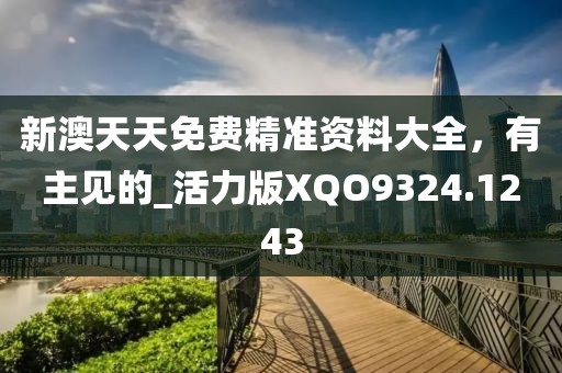 新澳天天免费精准资料大全，有主见的_活力版XQO9324.1243