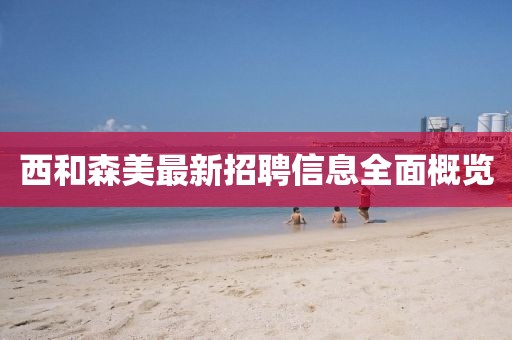 西和森美最新招聘信息全面概览
