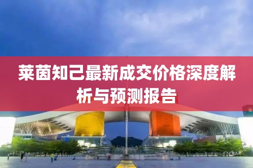 莱茵知己最新成交价格深度解析与预测报告
