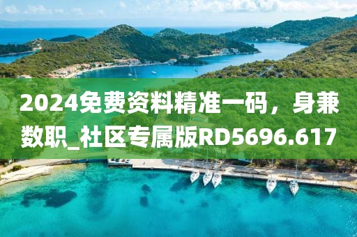 2024免费资料精准一码，身兼数职_社区专属版RD5696.617