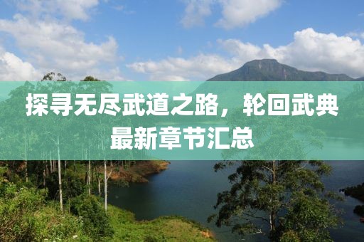探寻无尽武道之路，轮回武典最新章节汇总