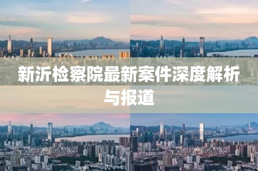 新沂检察院最新案件深度解析与报道