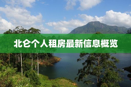 北仑个人租房最新信息概览